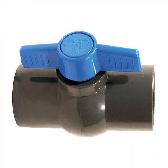 VALVULA COMPACTA BOLA PVC CEM 25MM