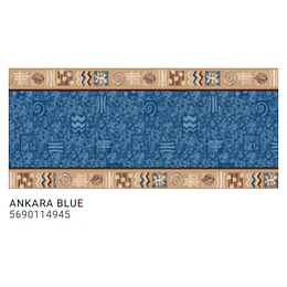 ALFOMBRA PASILLO ANKARA BLUE 0,67MT X METRO LINEAL