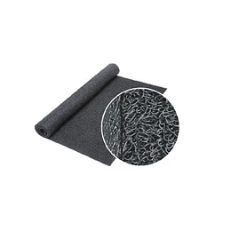 PISO PVC LIMPIAPIES NEGRO 13MM X 1.22 MT.ANCHO METRO LINEAL