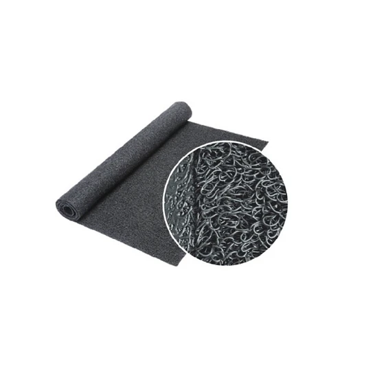 PISO PVC LIMPIAPIES NEGRO 13MM X 1.22 MT.ANCHO METRO LINEAL