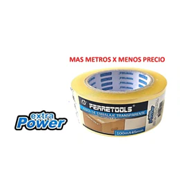 CINTA EMBALAJE TRANSPARENTE 45MMX50M FERRETOOLS