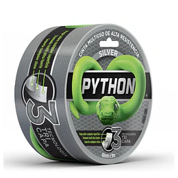CINTA MULTIUSO GRIS ALTA RESISTENCIA 48MMX9MTS PYTHON