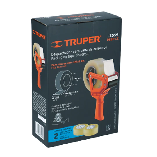 DISPENSADOR DE CINTA DESP-CE + 2 CINTAS TRUPER