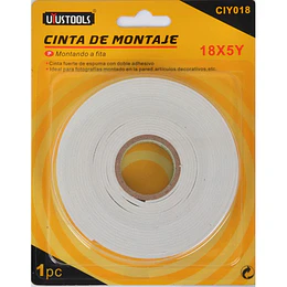 CINTA DOBLE FAZ 3MX19MM UYUSTOOL