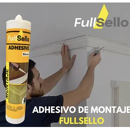 SILICONA ADHESIVO MONTAJE 280ML BLANCO FULLSELLO / SELLOMAC