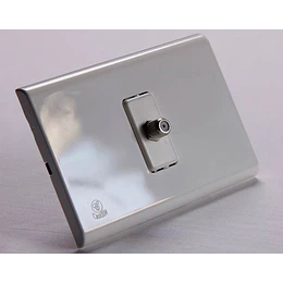 TOMA TV CABLE COAXIAL EMBUTIDA CASTILLO