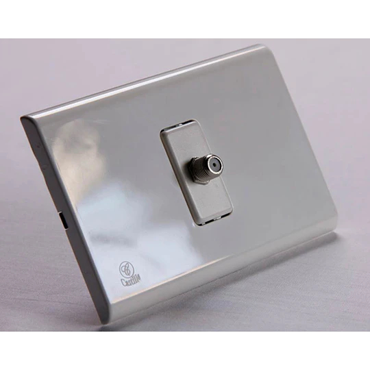 TOMA TV CABLE COAXIAL EMBUTIDA CASTILLO