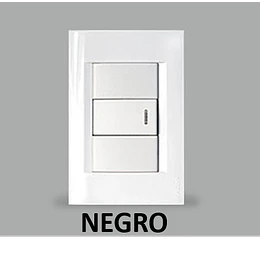 INTERRUPTOR EMBUTIDO 9/12 CIVIL NEGRO KALOP