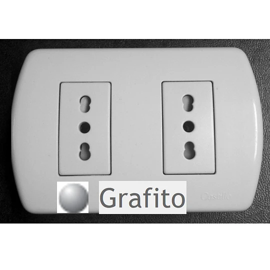 ENCHUFE DOBLE 16A GRAF TOSCANA