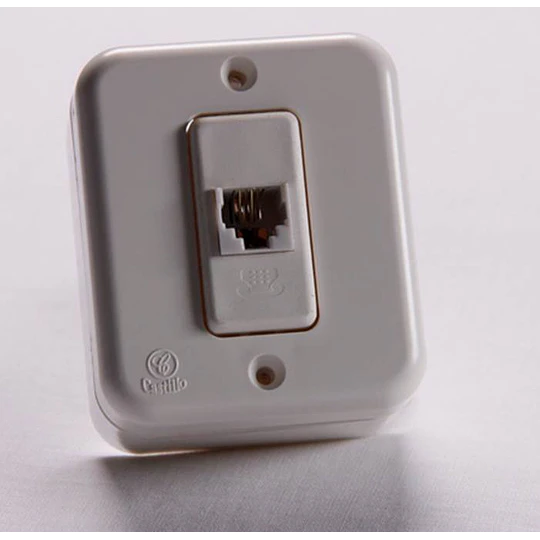 TOMA TELEFONICA RJ11 SOBREPUESTO CASTILLO