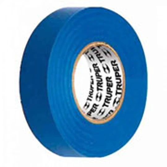 HUINCHA AISLADORA TRUPER 19MMX18M AZUL # M-33Z