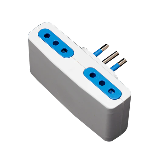 ENCHUFE ADAPTADOR CUADRUPLE 10A 2P+T - 1M 4H