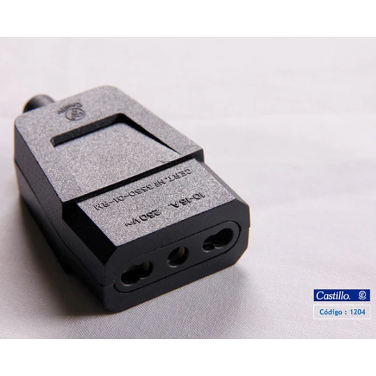 ENCHUFE HEMBRA VOLANTE 16AMP CASTILLO