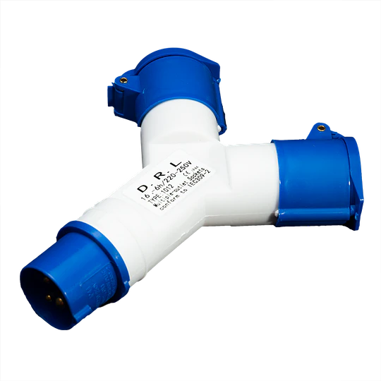 ENCHUFE INDUSTRIAL ADAPTADOR VOLANTE 1M A 2H 16A 2P+T DRL