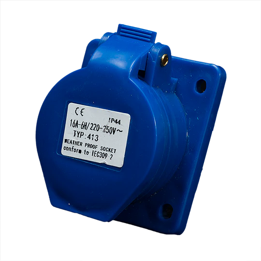 ENCHUFE INDUSTRIAL HEMBRA EMBUTIDA 16A 2P+T DRL