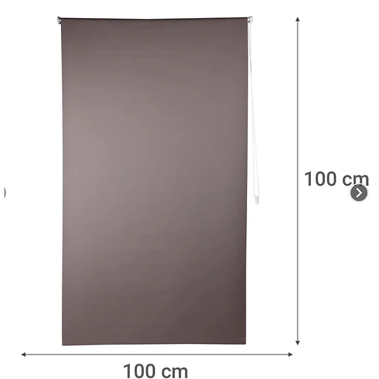 CORTINA ROLLER BLACK OUT CAFE 100X100 HOME COLLECTION