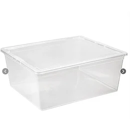 CAJA 26x13x34 CM 10.3 LTS TRANSPARENTE CASA BONITA