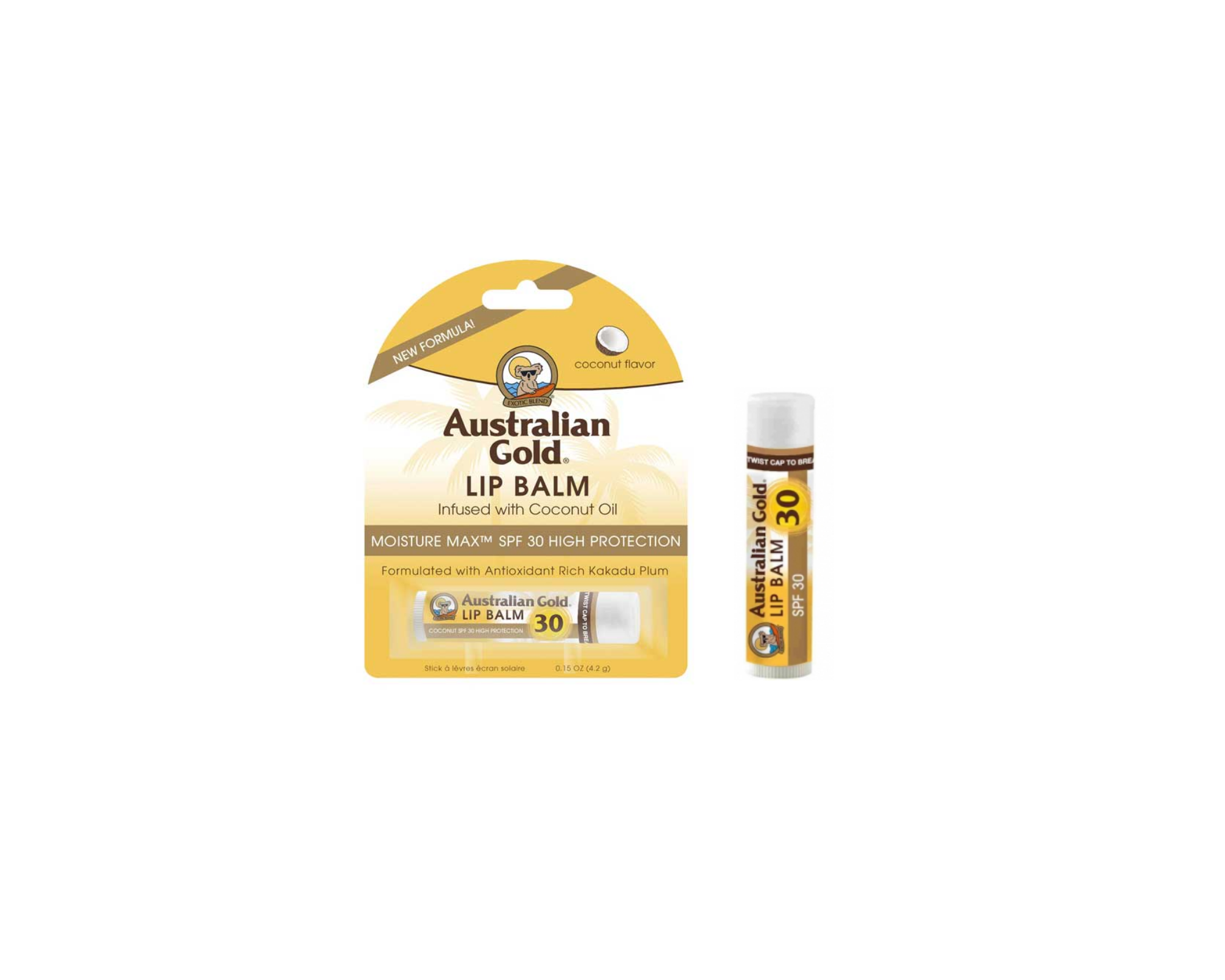 Australian Gold Lip Balm SPF30 4,2gr - Coconut Oil