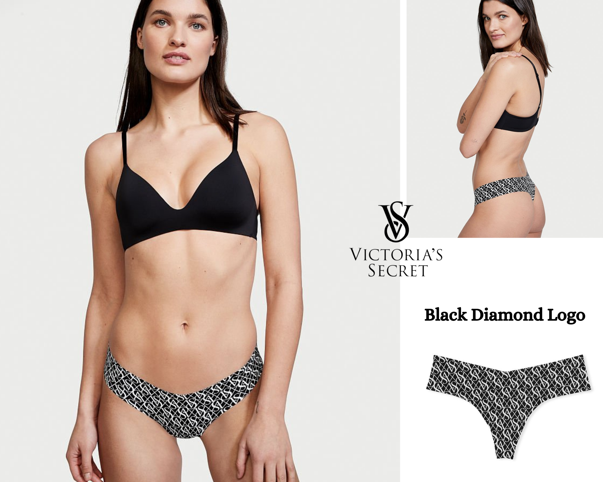 Victoria's Secret Sexy Illusion Panties - várias padrões