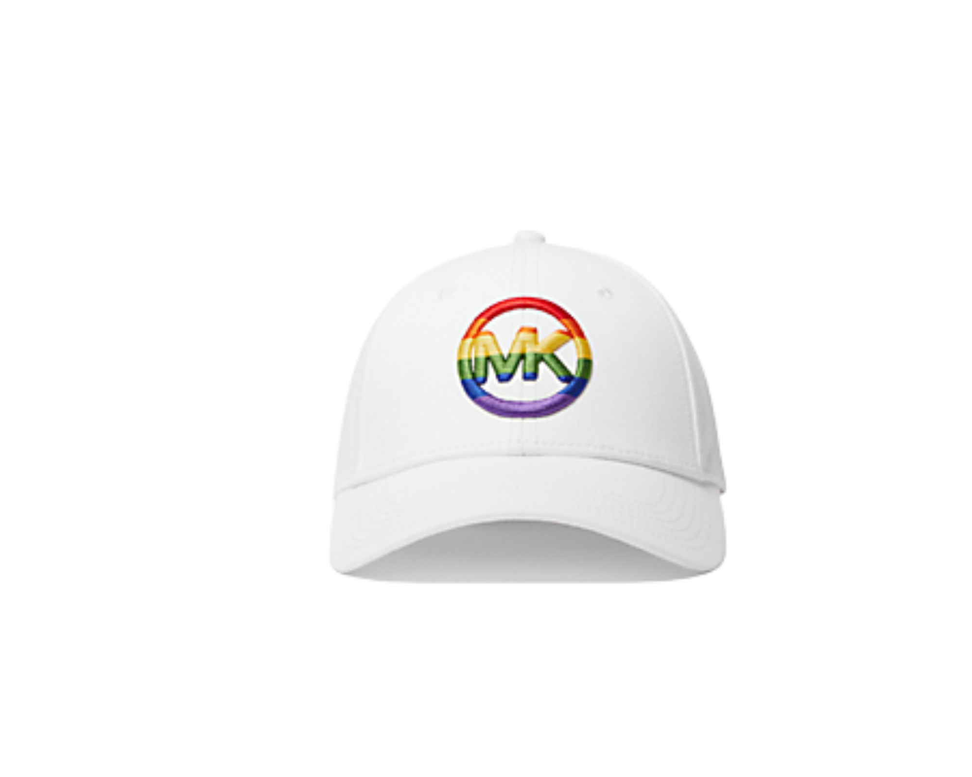 Michael Kors Pride Rainbow Logo Baseball Hat