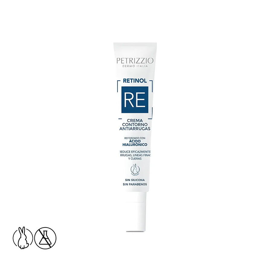 Crema Contorno de ojos Antiarrugas Retinol+Ácido Hialurónico 1