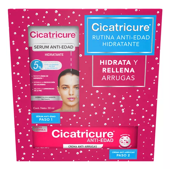 Set Cicatricure Rutina Anti-edad crema serum hidratante 1