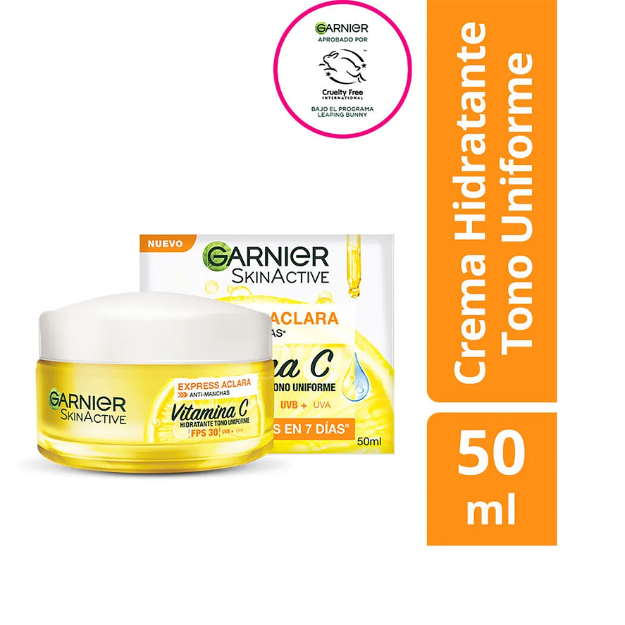 Garnier Skinactive Express Aclara anti-manchas crema hidratante facial fps30 1