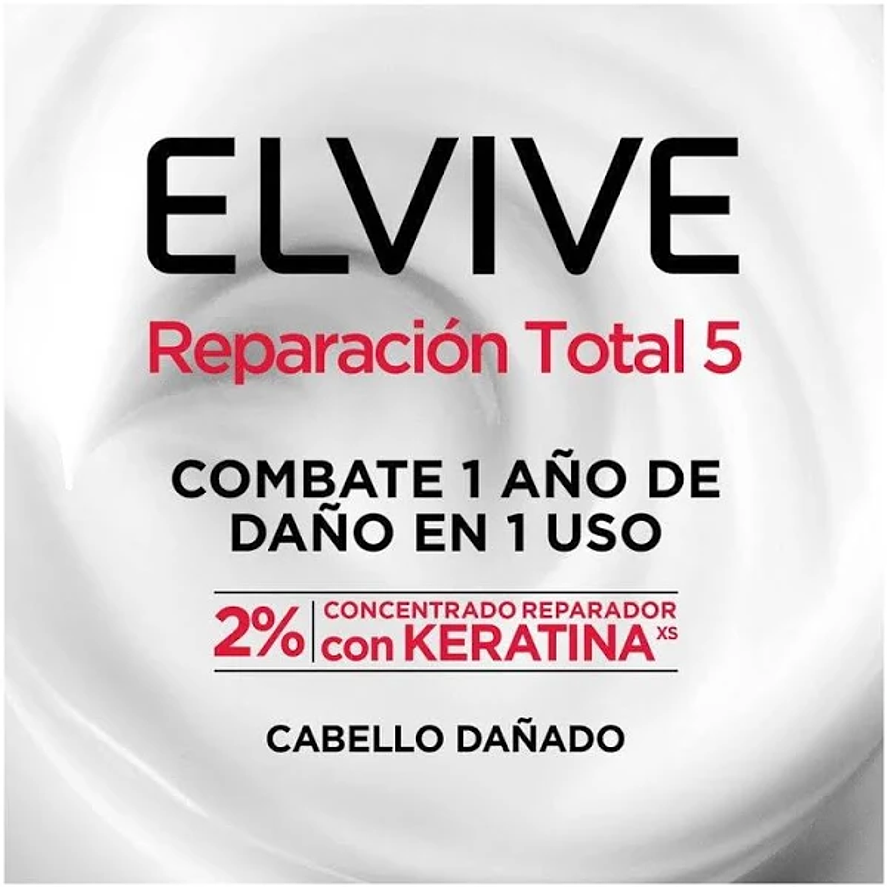 Elvive Reparación Total 5 Shampoo Reparador con Keratina - 680ml 3