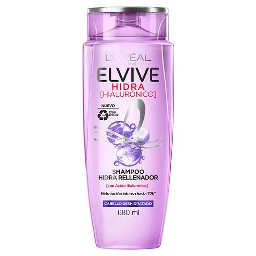 Elvive Hidra Hialurónico Champú Cabello Deshidratado 680ml 2