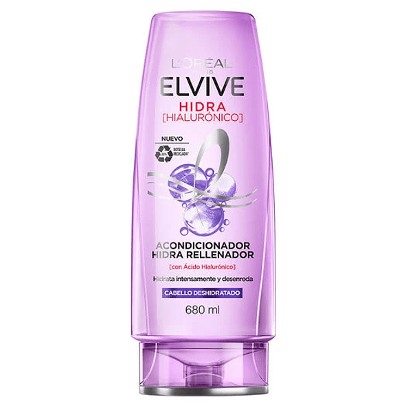 Elvive Hidra Hialurónico acondicionador Cabello Deshidratado 680ml 2
