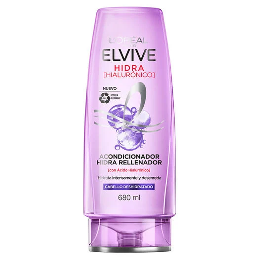 Elvive Hidra Hialurónico acondicionador Cabello Deshidratado 680ml 2