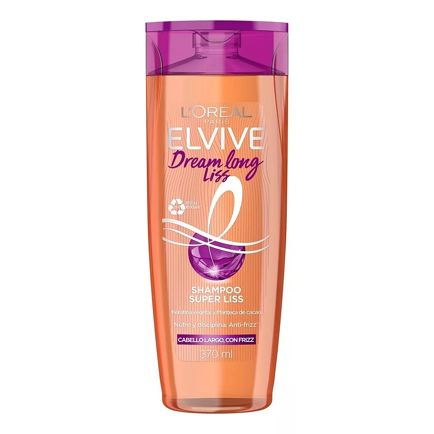 Elvive Dream Long Liss Shampoo - Para un Cabello Liso, Suave y Sin Frizz - Botella de 370ml 2
