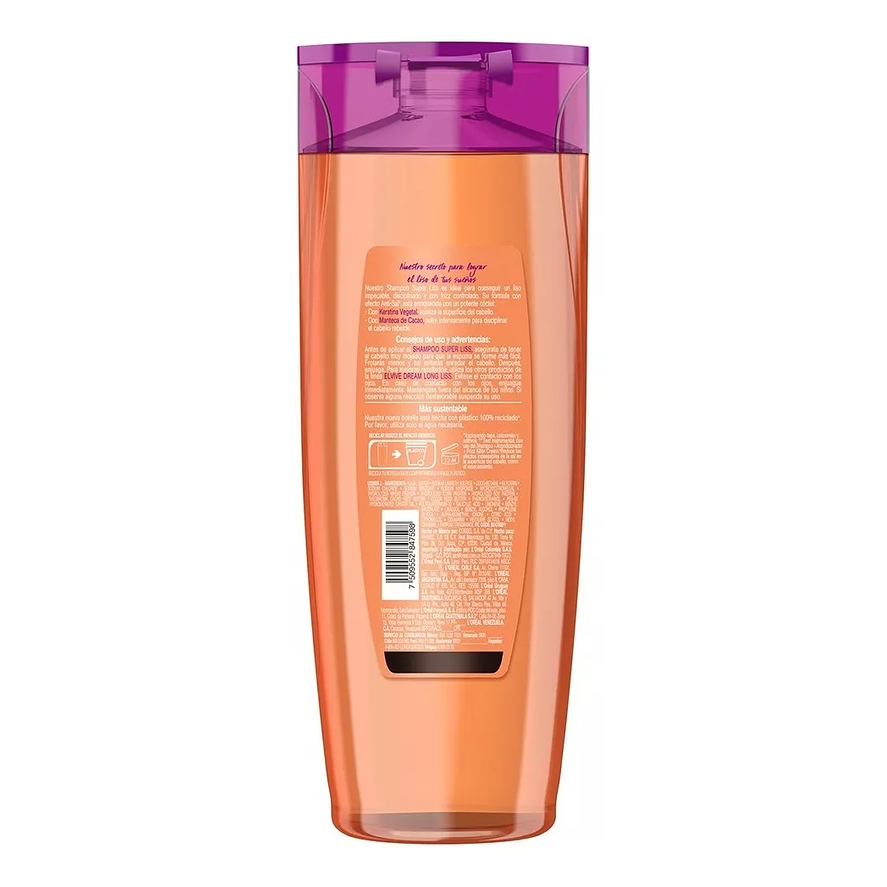 Elvive Dream Long Liss Shampoo - Para un Cabello Liso, Suave y Sin Frizz - Botella de 370ml 3