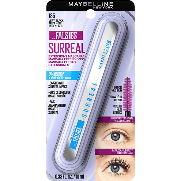 Maybelline The Falsies Surreal Mascara Waterproof - Volumen y Longitud Ultra Dramáticos - 10ml 4