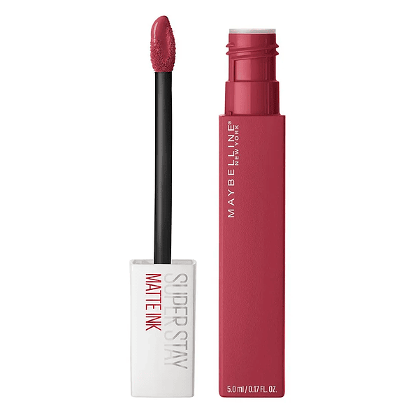 Maybelline SuperStay Matte Ink - Labial Líquido Mate de Larga Duración 16 Horas - Tono Ruler 80 1