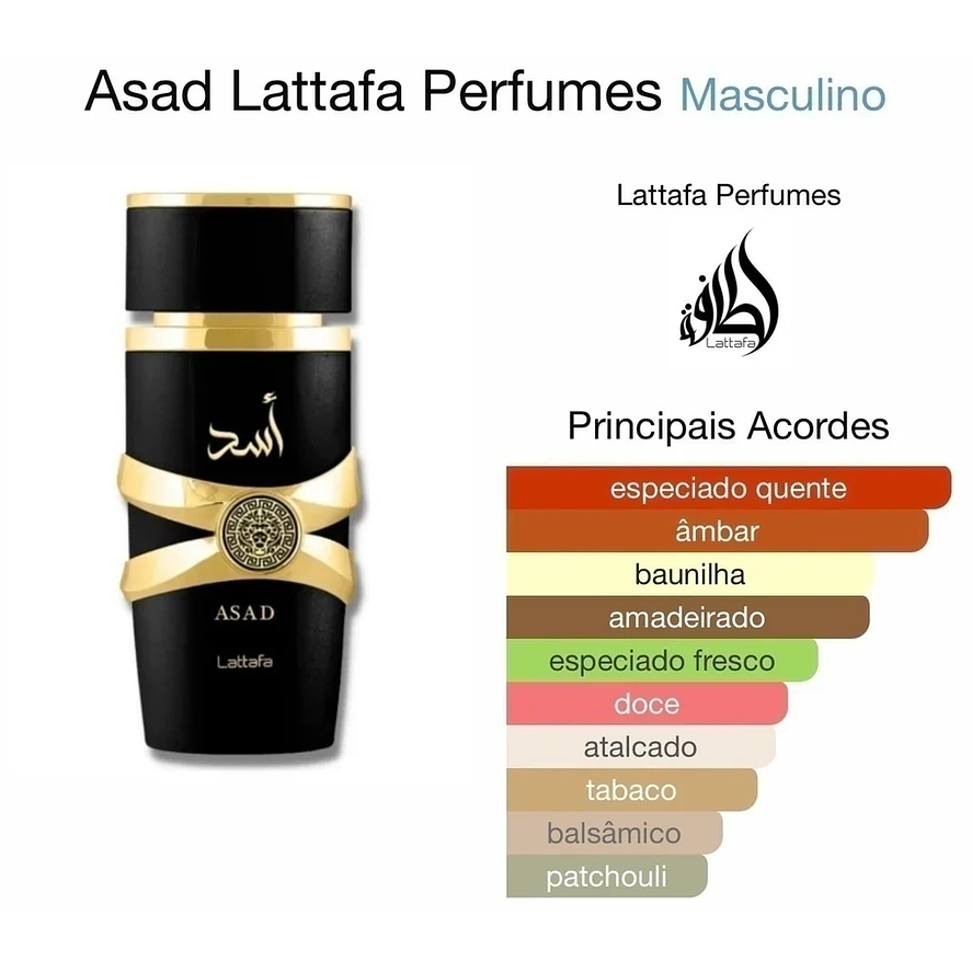 Lattafa Asad Eau de parfum 100ml Hombre 3