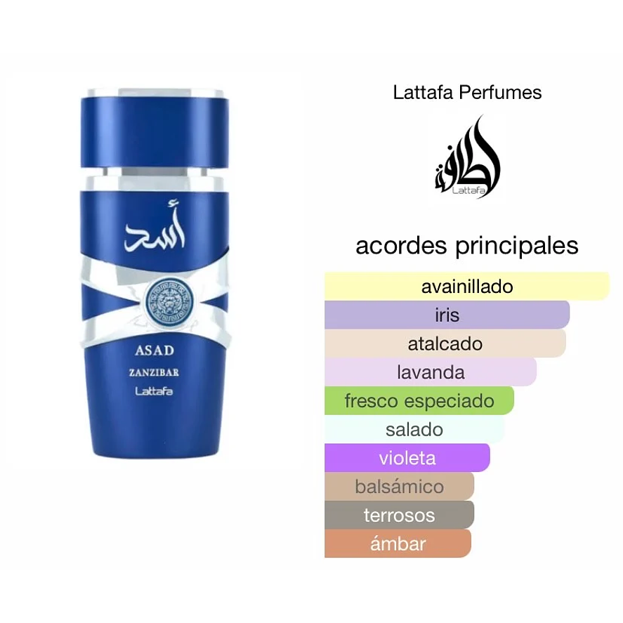 Lattafa Asad Zanzibar Eau de parfum 100ml Hombre 3