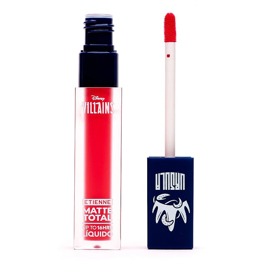 Labial Etienne Disney Ursula Mate Tono Intenso y Textura Sedosa 1