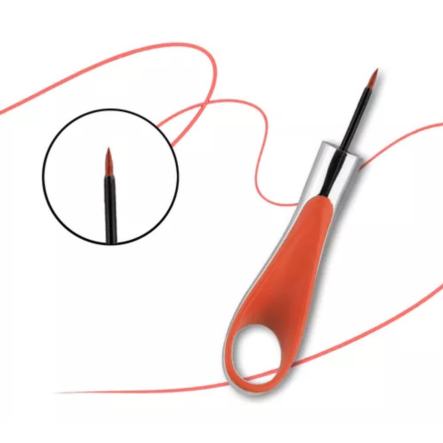 Kiss Beauty Delineador de Ojos Eyeliner Matte Naranja Resistente al Agua y Larga Duración 3