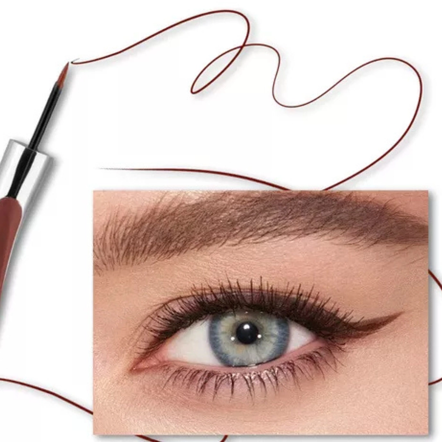 Kiss Beauty Delineador de Ojos Eyeliner Matte Café Resistente al Agua y Larga Duración 2