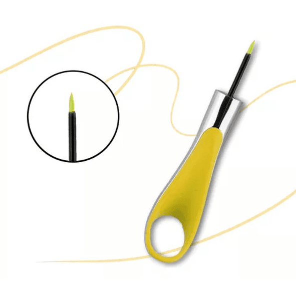 Kiss Beauty Delineador de Ojos Eyeliner Matte Amarillo Resistente al Agua y Larga Duración 3