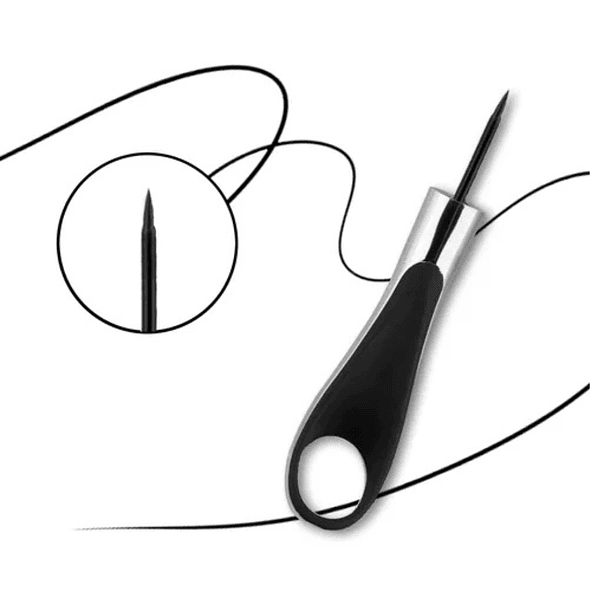 Kiss Beauty Delineador de Ojos Eyeliner Matte Negro Resistente al Agua y Larga Duración 2