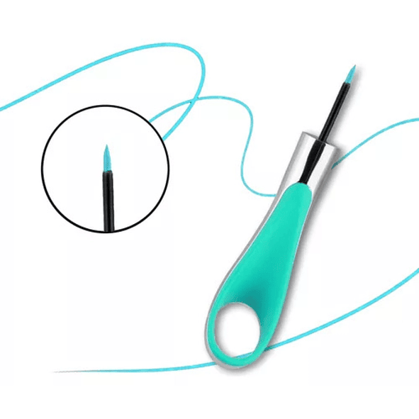 Kiss Beauty Delineador de Ojos Eyeliner Matte Turquesa Resistente al Agua y Larga Duración 2