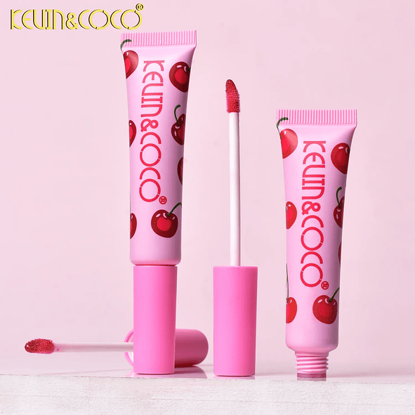 Set de 2 Brillos Labiales Kiss Beauty Kevin y Coco Hidratación y Brillos Intensos 3