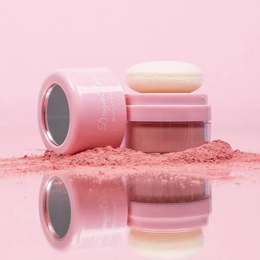 Kiss Beauty Polvo Rubor The Cheeck - Rosa 3 Color Natural y Duradero 4