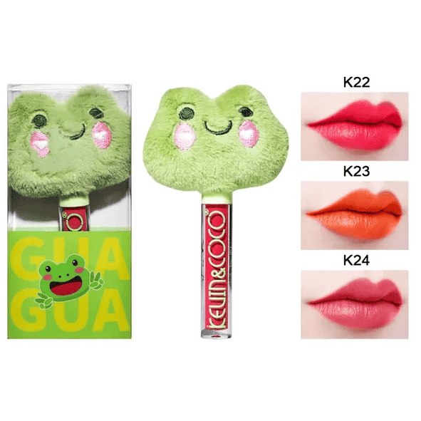 Labial de Peluche Kawaii Kevin y Cocos Suavidad y Diversión en Cada Aplicación 1