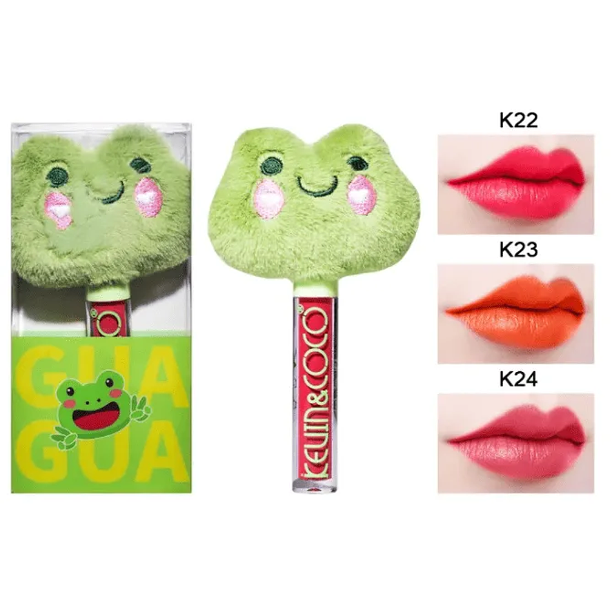 Labial de Peluche Kawaii Kevin y Cocos Suavidad y Diversión en Cada Aplicación 1