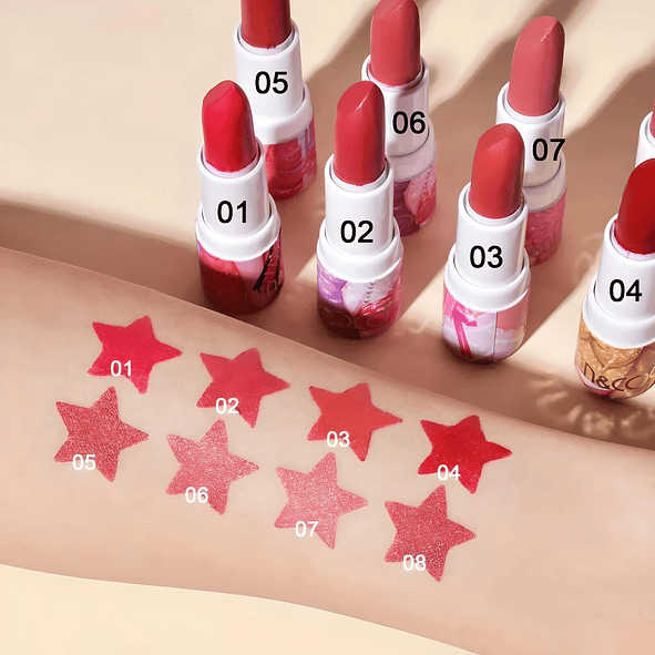 Set de 4 Labiales Kevin y Cocos Variedad de Colores y Cuidado Intenso 4