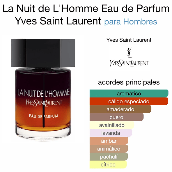 Yves Saint Lauren La Nuit de L'Homme Eau de Parfum 100ml Hombre 4