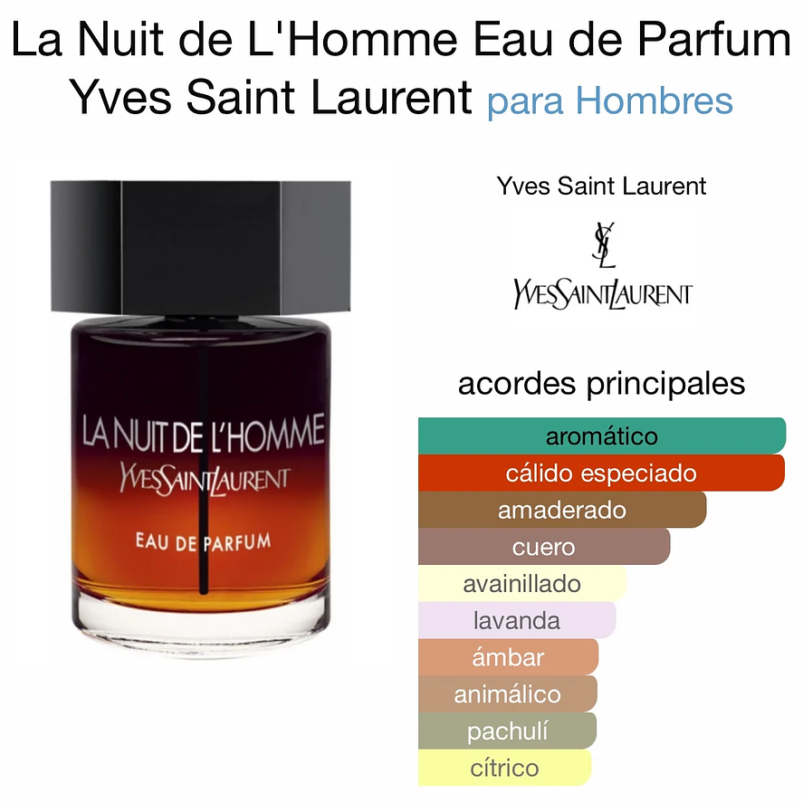 Yves Saint Lauren La Nuit de L'Homme Eau de Parfum 100ml Hombre 4